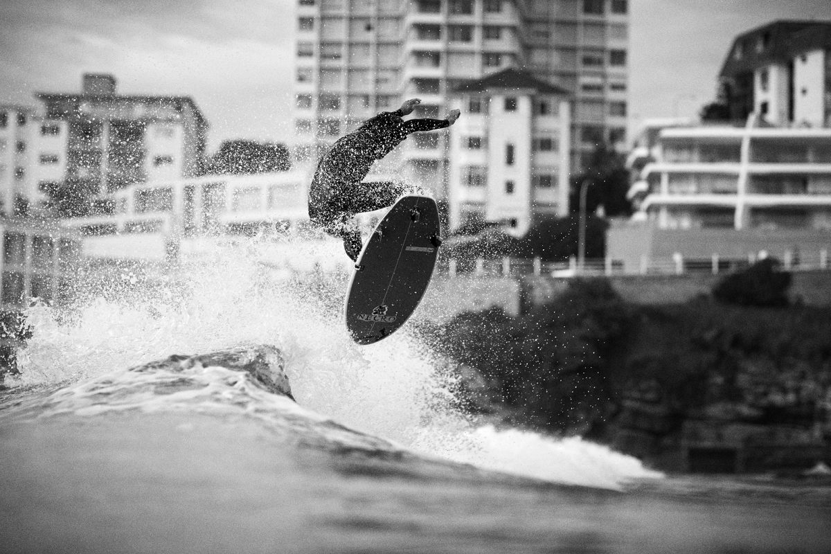 Luke Farquhar, punting at Bondi 7am