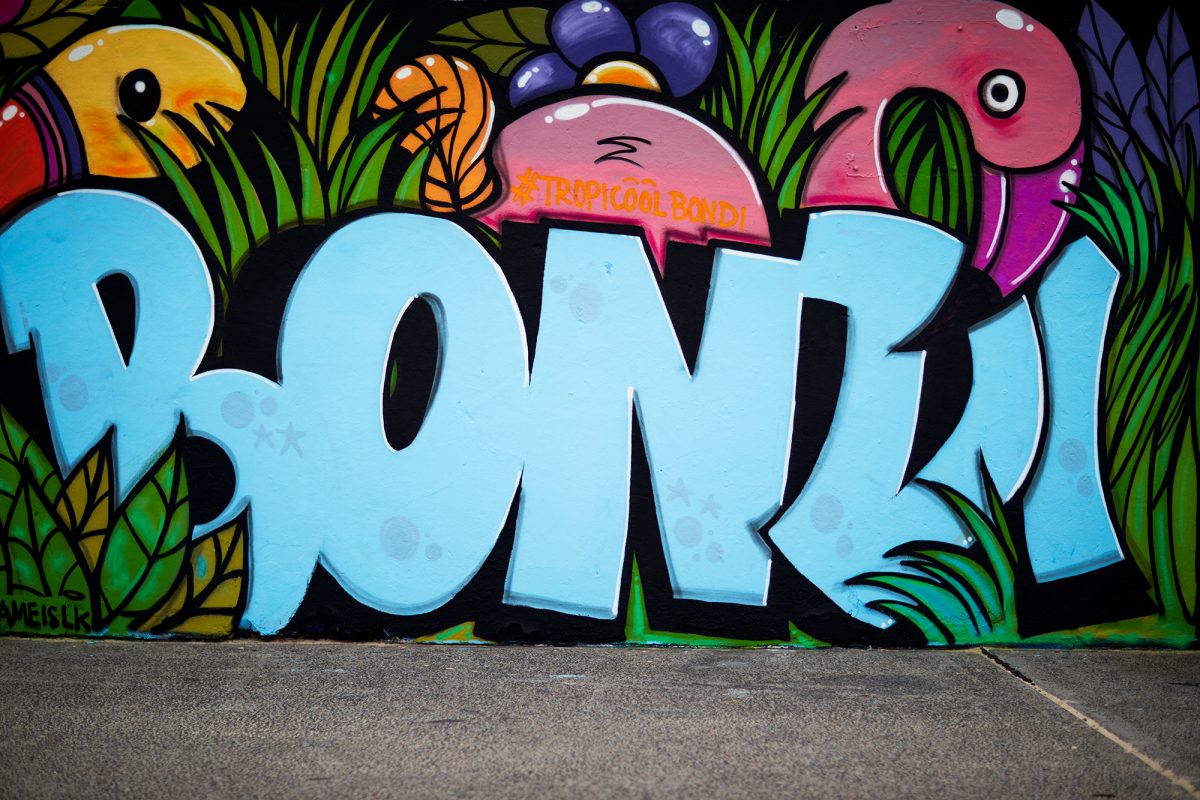 @mynameisLK new paint on the promenade at Bondi