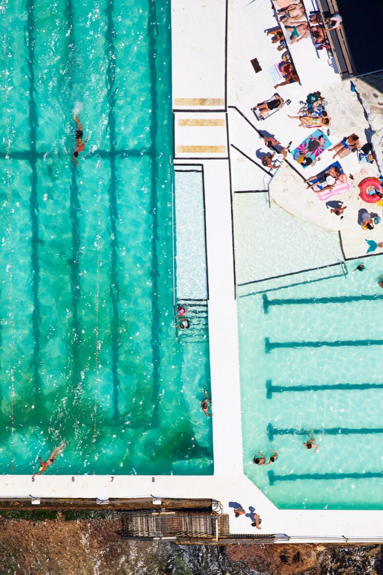 Bondi Icebergs, straight down