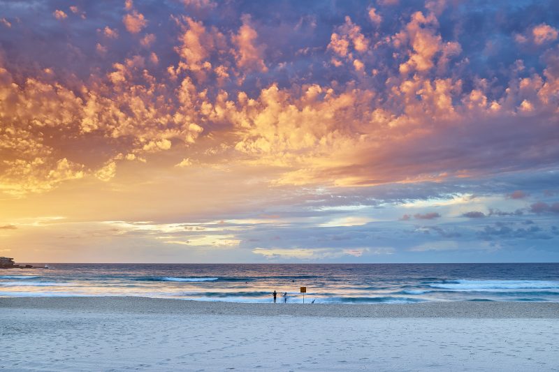 Bondi Beach, Skies lit up like a Christmas Tree