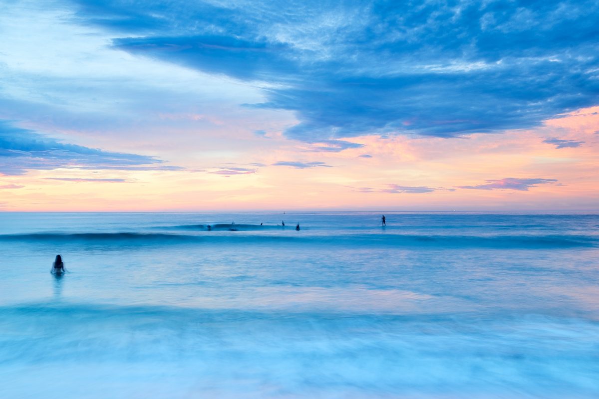 Sensational morning down the beach, go for a muggy swim