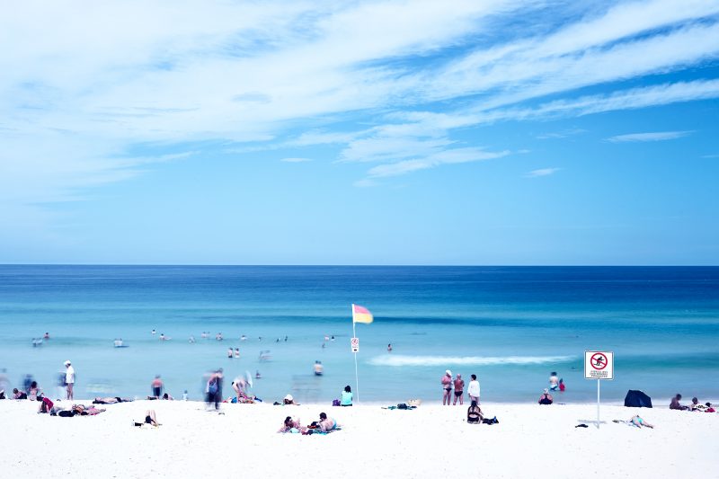 At precisely 2:34 I took this photo, with sunshine at Bondi