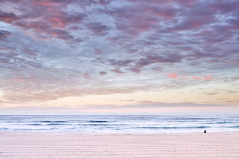 Meditative hues, Bondi Beach