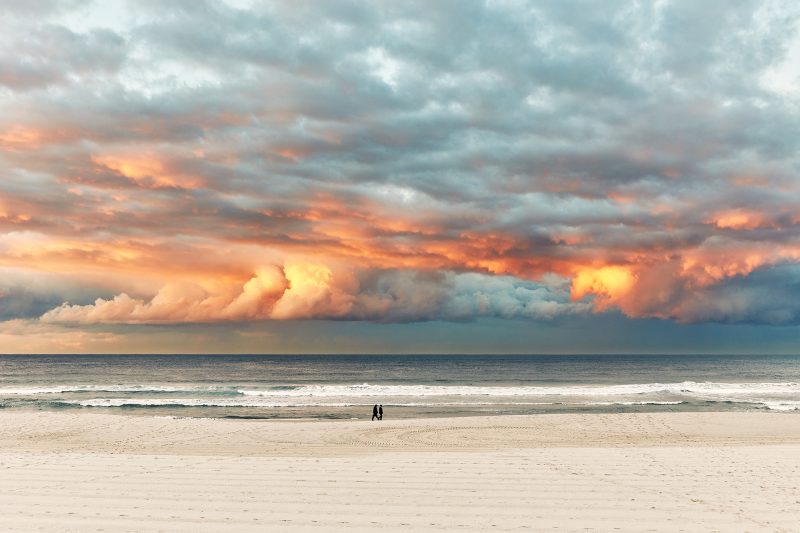 The cloud formations were really quite something this morning