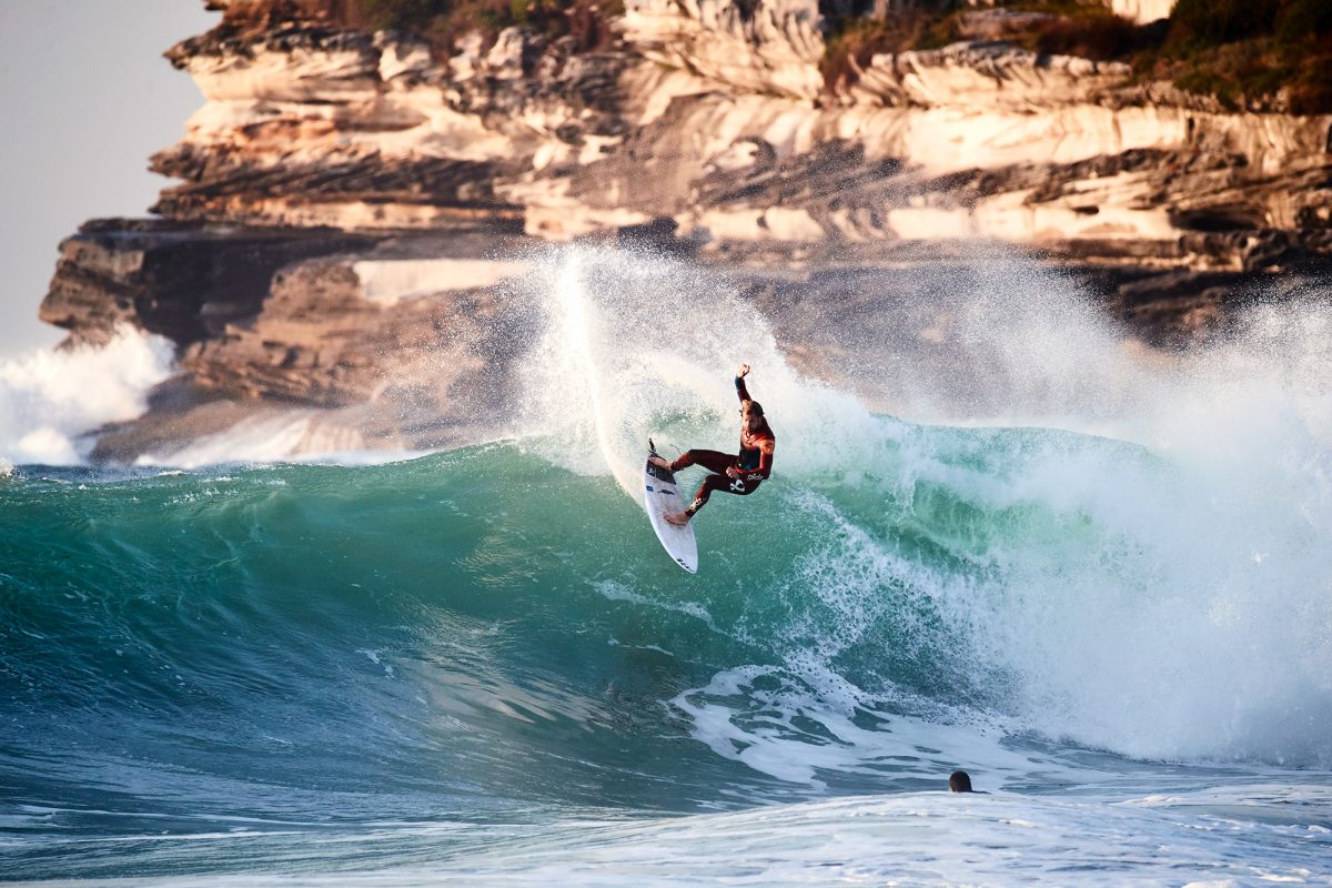 Chris Friendy, thriving in the decent conditions