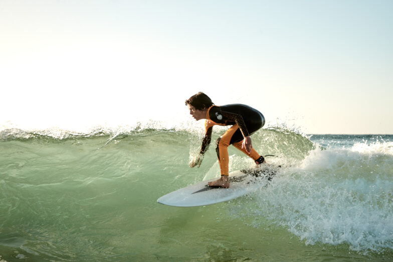 Jones Rielly ripping the northern bank at Bondi