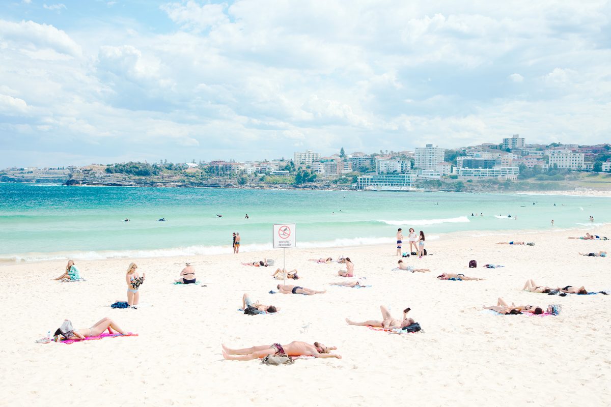 Ah yesterday, wasn't that a treat. Bondi Beach around 2pm