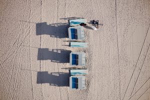 Venice Beach lifeguard towers