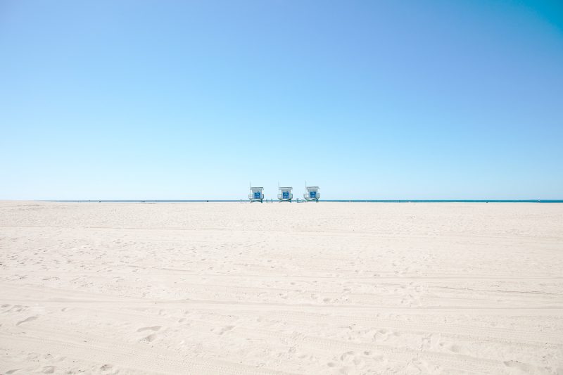 Three buddies, Santa Monica California