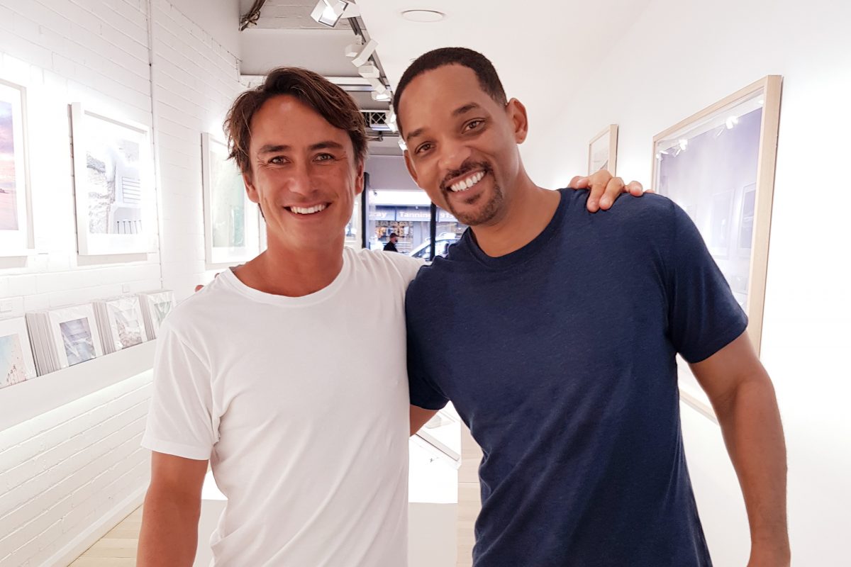 Will Smith popped into the gallery this weekend