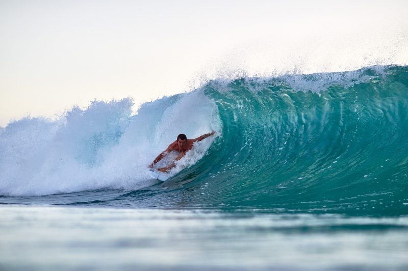 No reef required, just an abrupt shorey at Bondi this a.m.