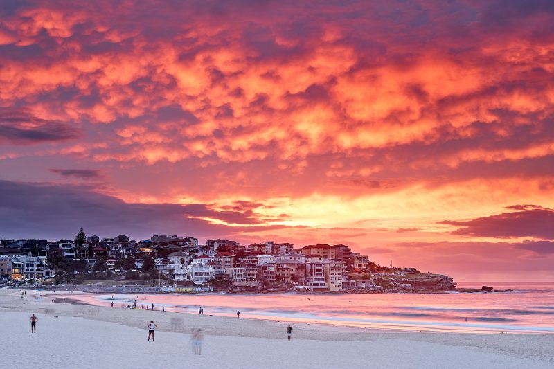 Bang! The absolute peak of colour this morning at Bondi