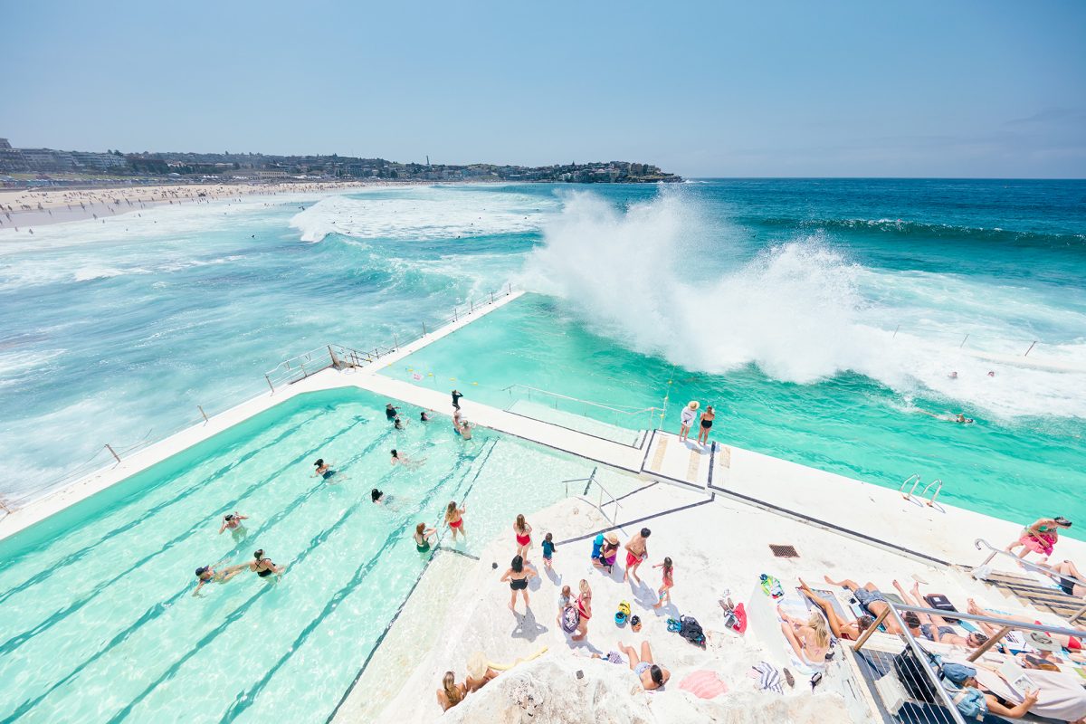 Icebergs bang! Yesterday North swells slapping the pool