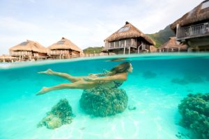 At Moorea be prepared to swim around 6-7 hours a day