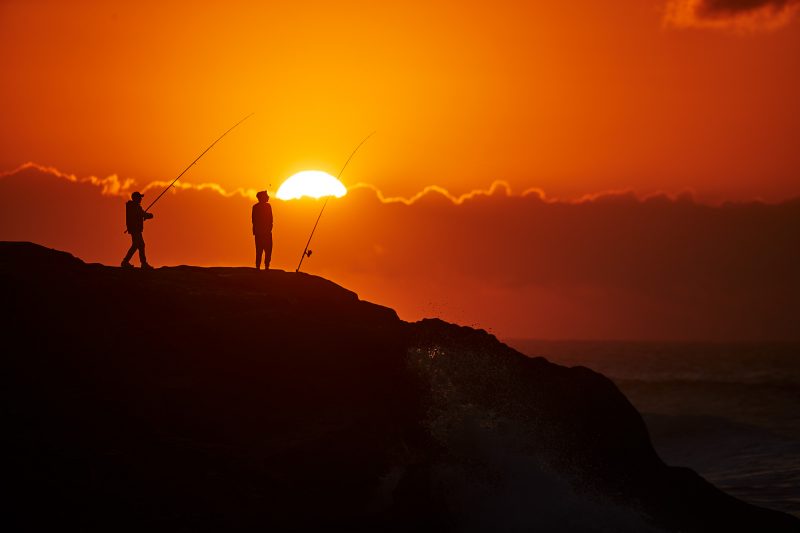 Best fishing at dawn