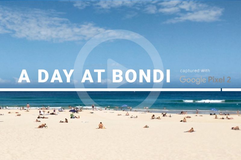 Day at Bondi Aquabumps Google Pixel Film Play