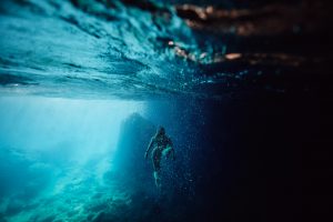 The swimming in caves is incredible.