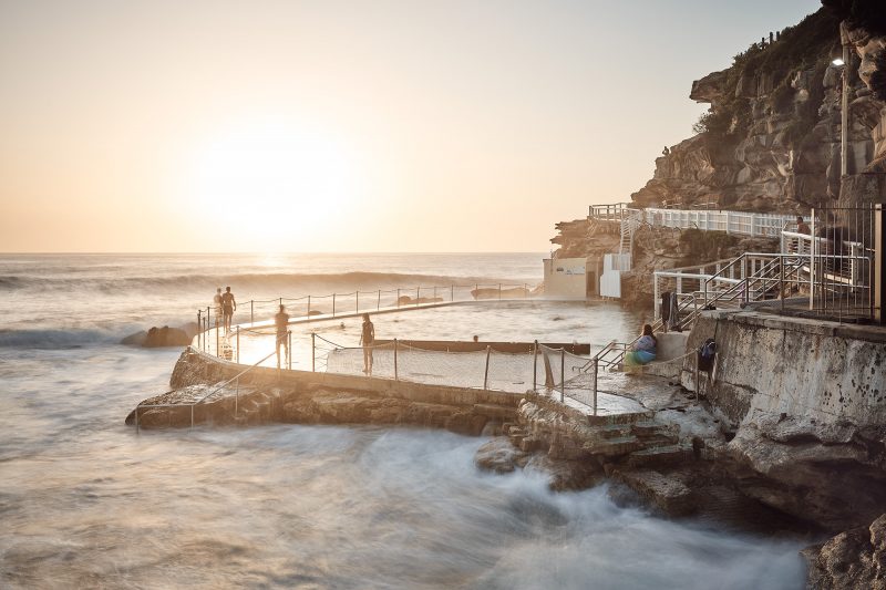 Bronte Pool, a magnet for early-birds