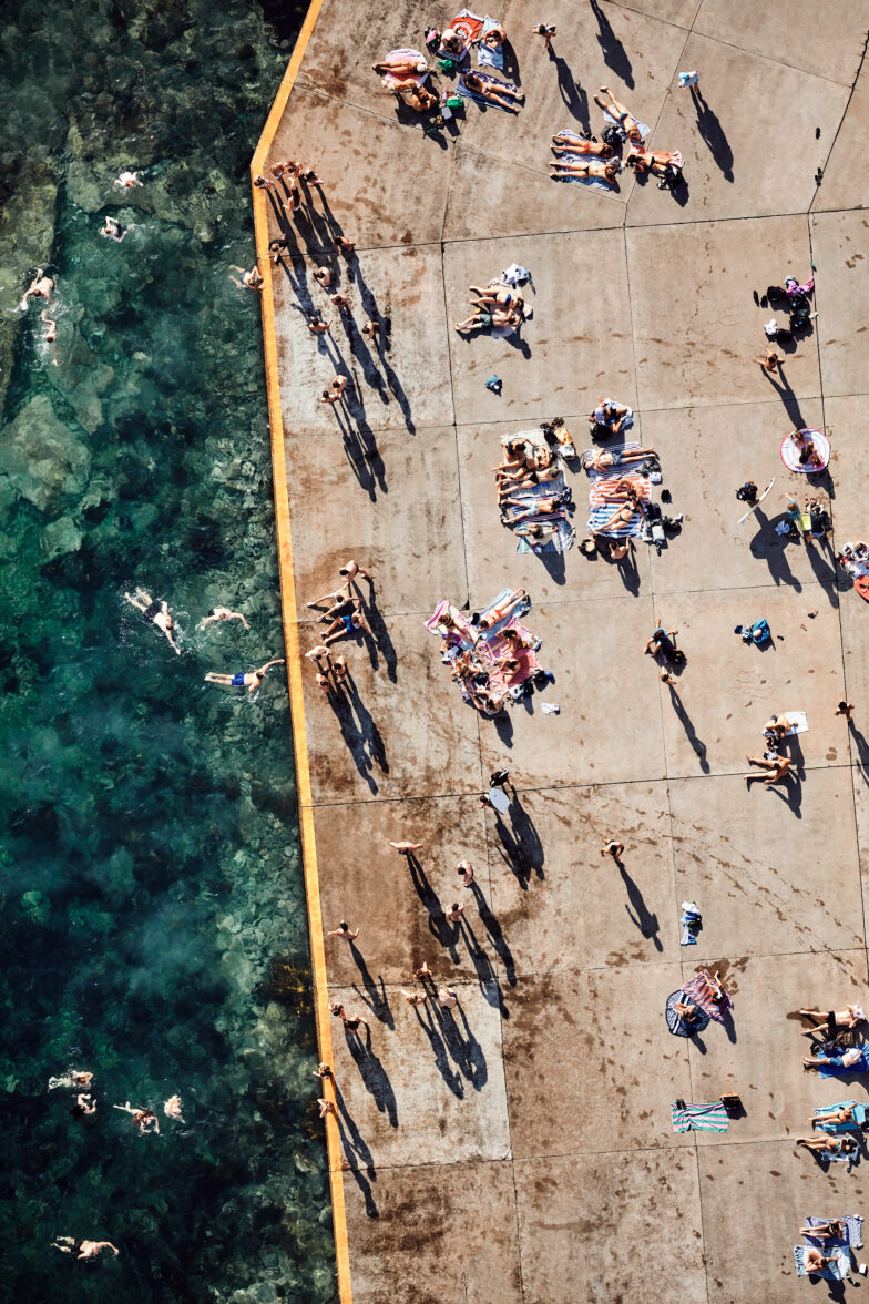 Today's random aerial image, Clovelly