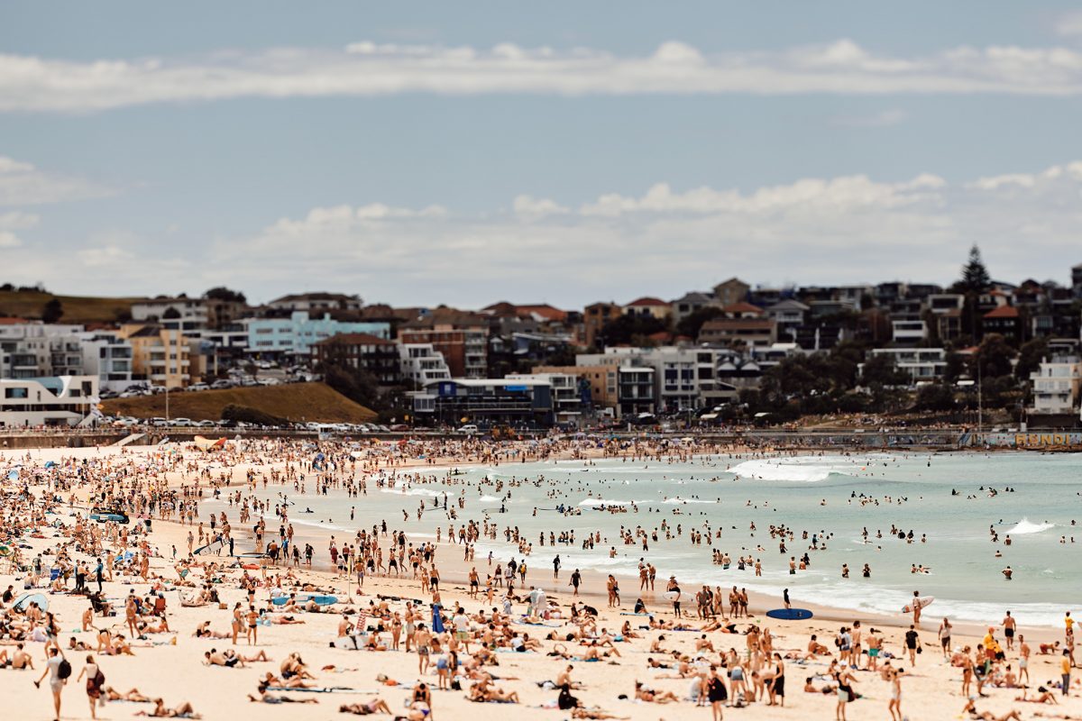 Bondi - very busy yesterday