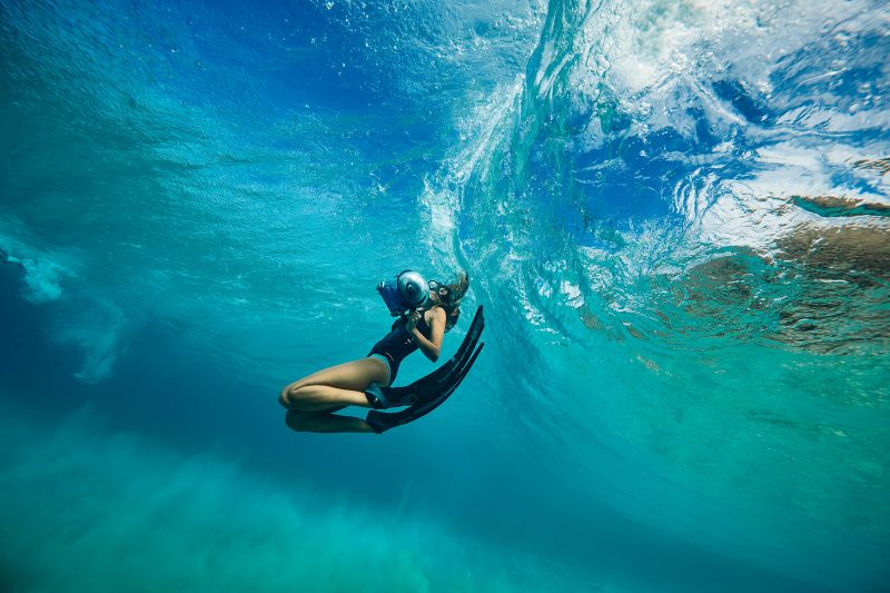 Local shoot, freediver, Asia