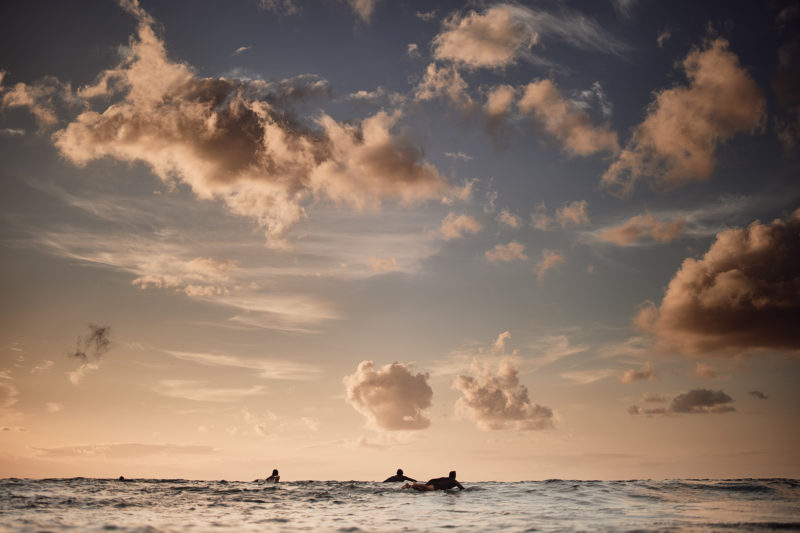 Sensational morning, warm water.