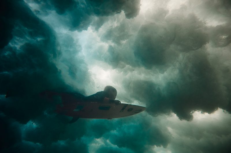 Little Leo navigating through the underwater turbulence