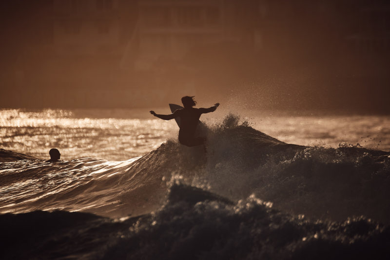 Stab in the dark, Bondi Beach 6:45am