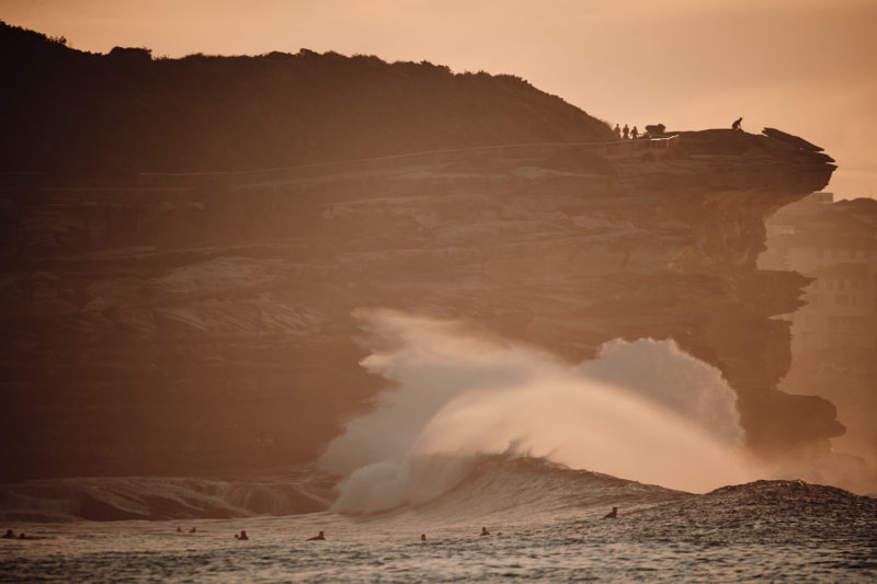 Marks Park headland copping a bashing