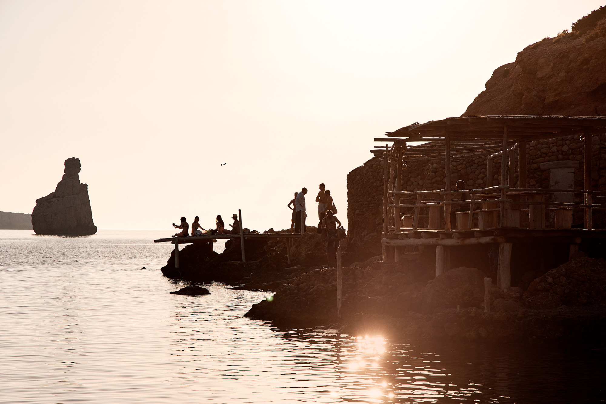 Cala Benirrás, far north