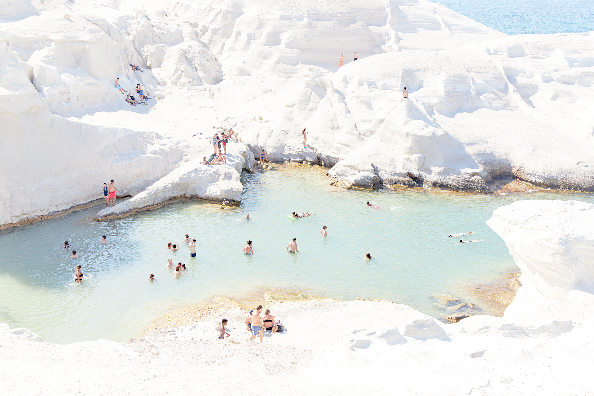 The albino rocks from Greece