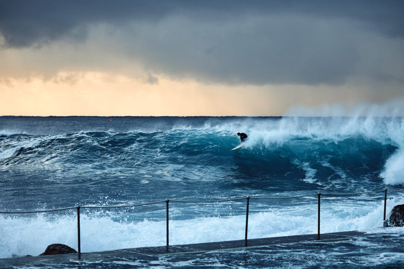 Launching out on Bunnies Reef, Bronte