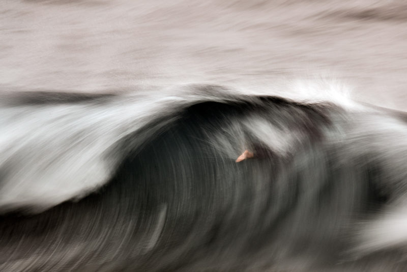 The toe drag, Bondi Beach 7am