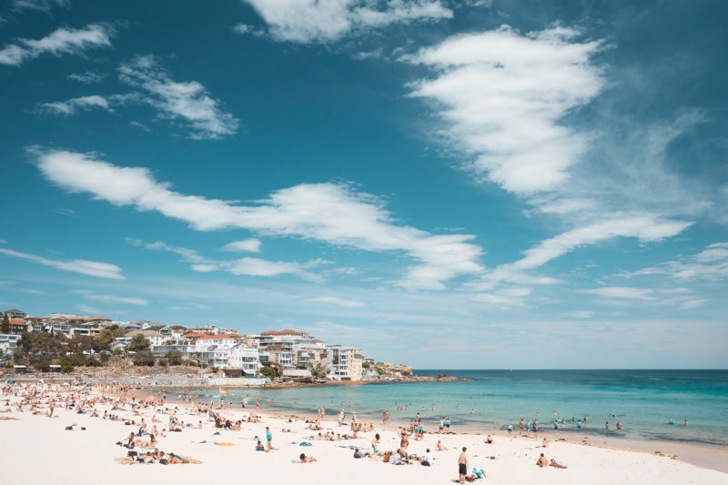 North Bondi - peak summer. Ah yes, like a lake