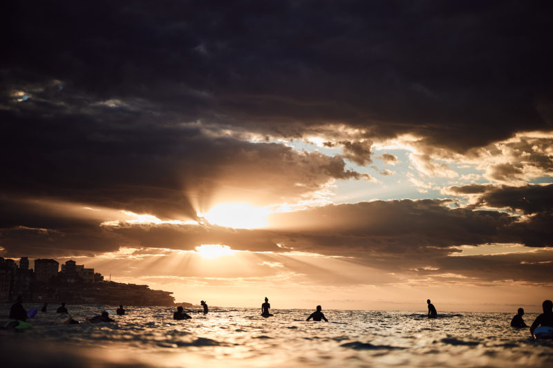 Morning glory! Bondi Beach at sunrise today