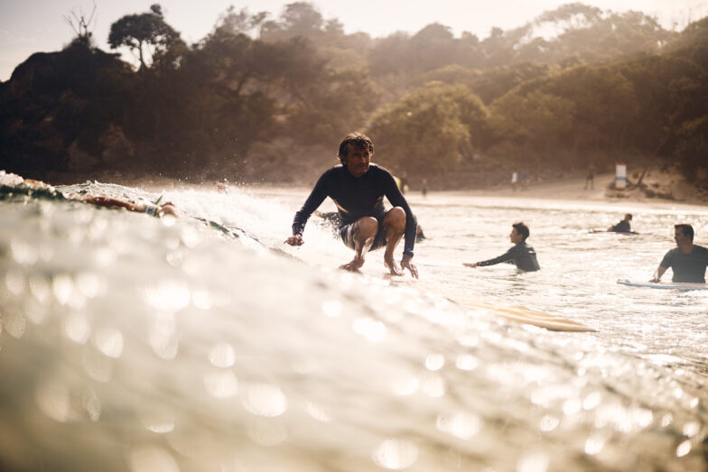 Fanging down the line, finless