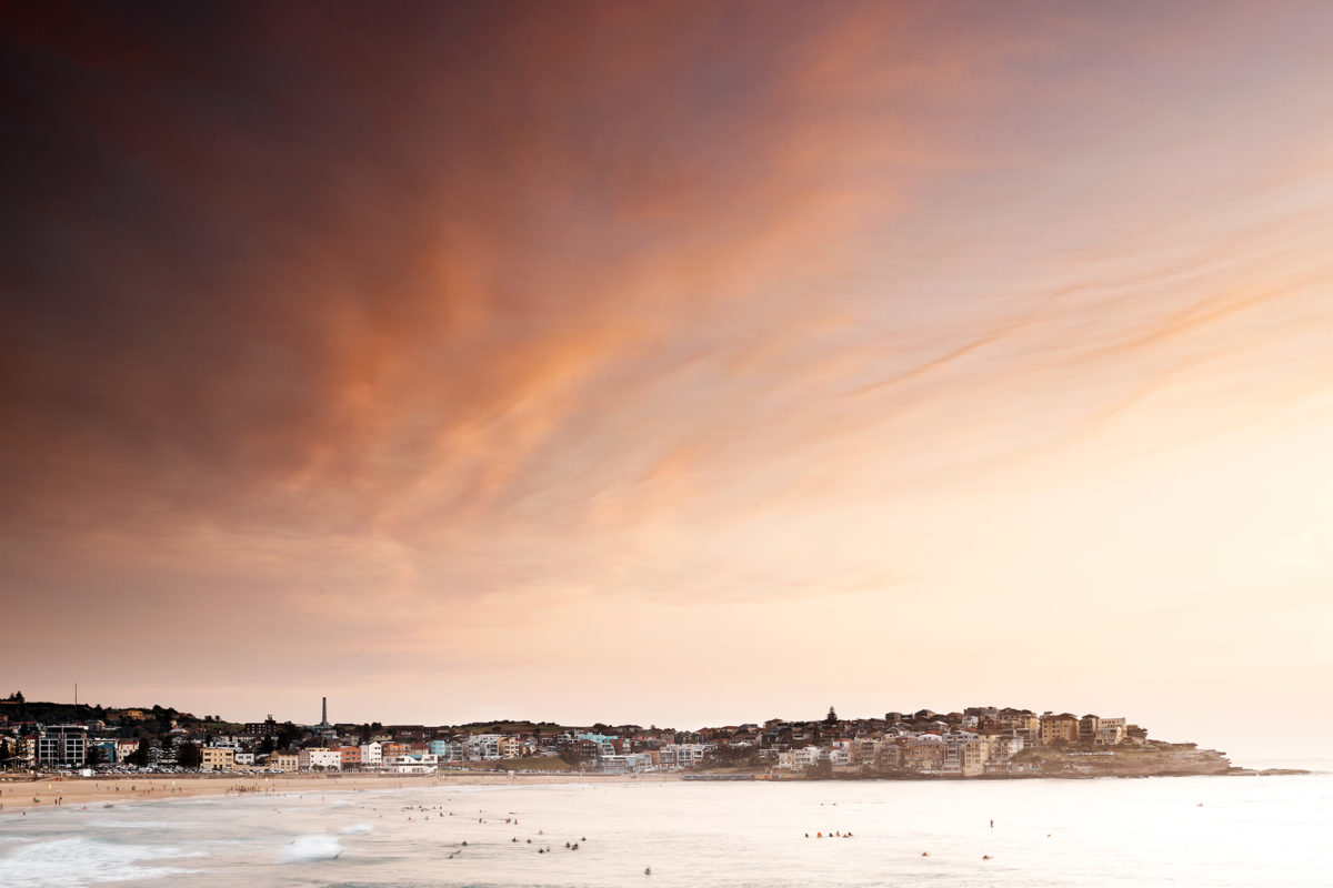 Summer's Glow, Bondi Beach this morning