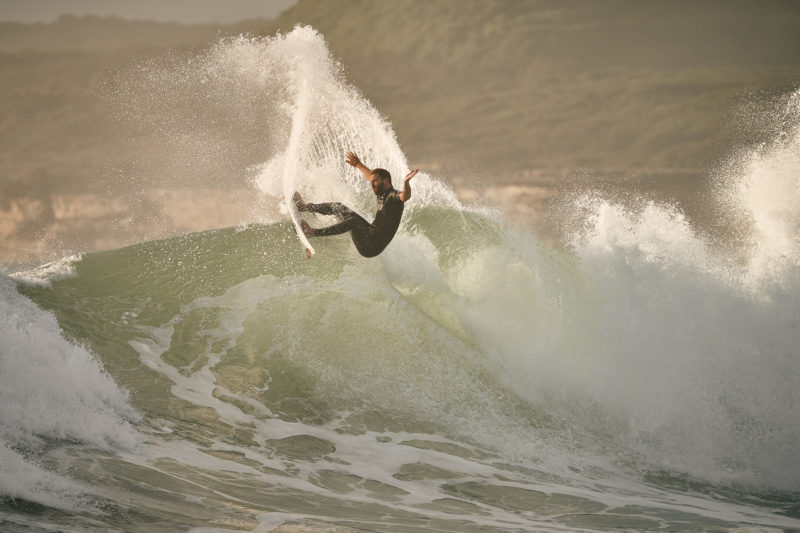 Blake Thornton, all powered up and chucking buckets, Maroubra