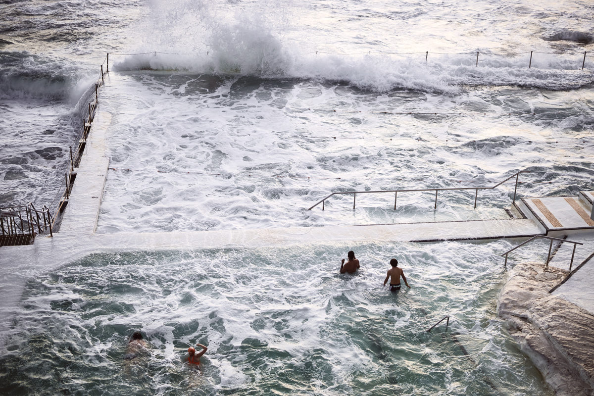 Winters coming, big swells soon pounding the pool