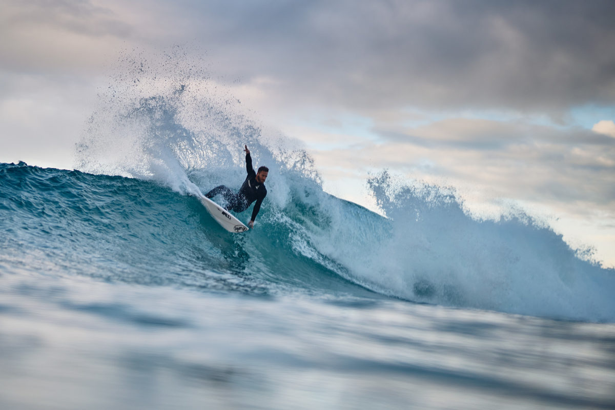 Frontside carves with Blake Thornton