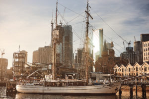 The tall ship Coral Trekker is a 23-metre