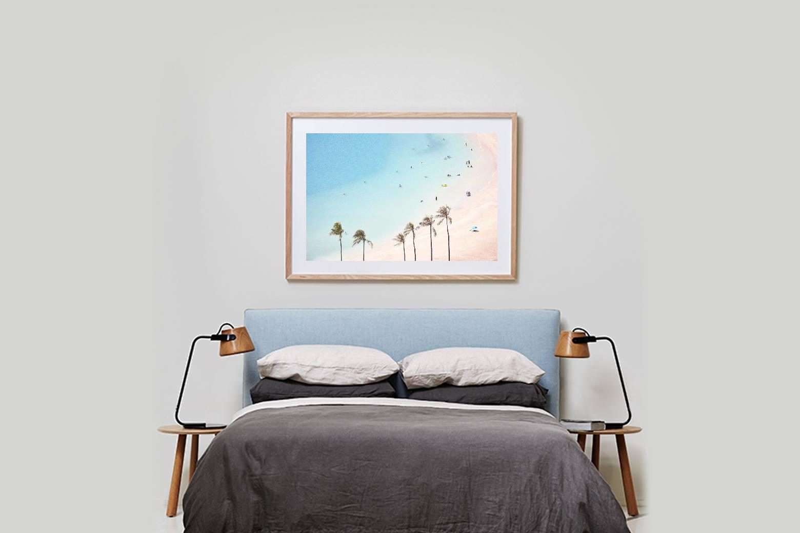 'Lazy Dayz' in our Raw Oak Shadow Box Frame 125 x 91cm