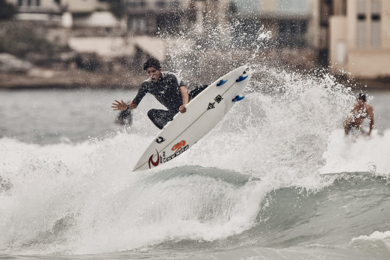 10 years ago, when Gabriel Medina surfing Bondi one morning