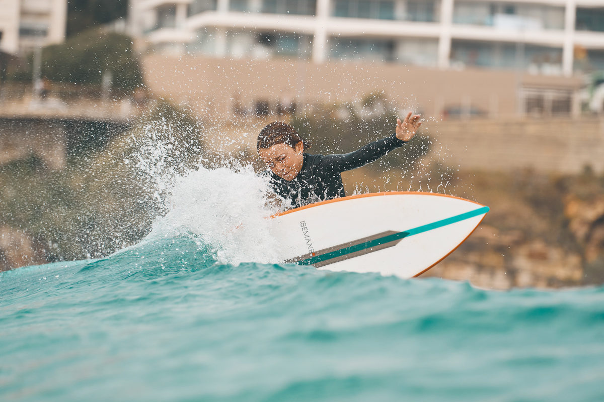 My 10 year old kid is surfing better than I, can't get a wave off him