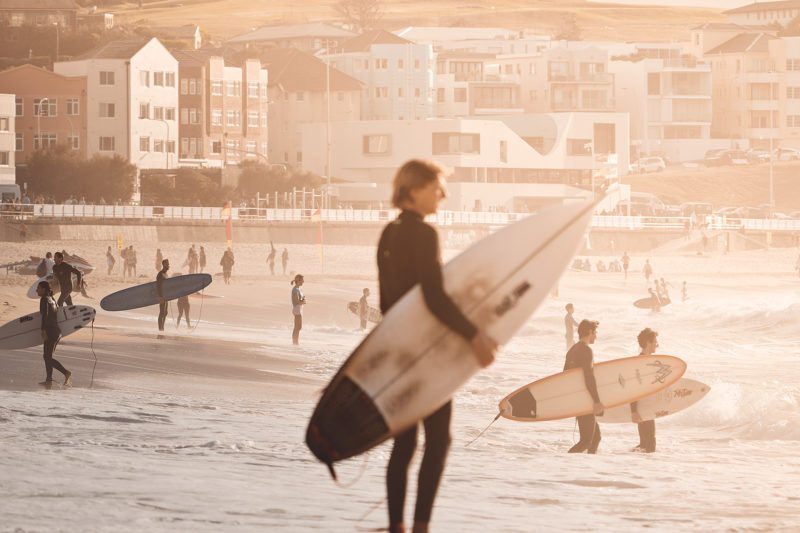 Bondi was busy this morning.