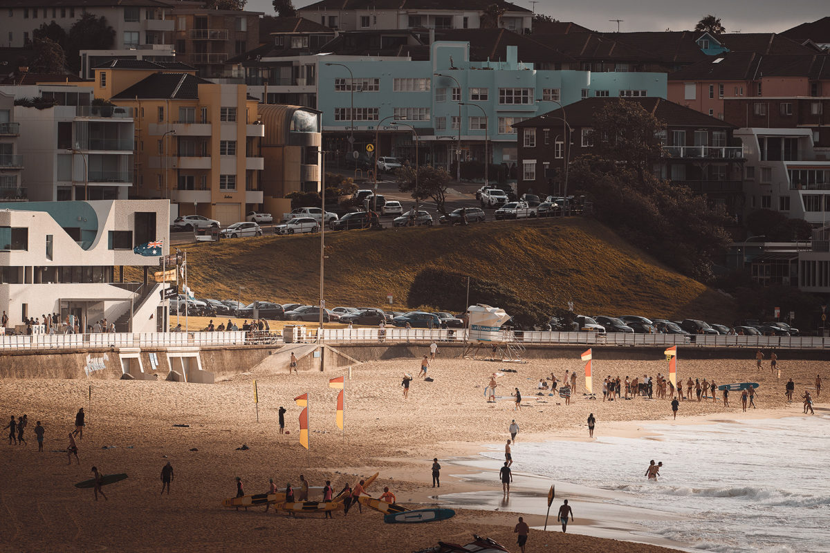 This mornings light play at Bondi.