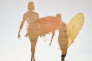 Tricky high tide reflections, Bondi Beach 7am