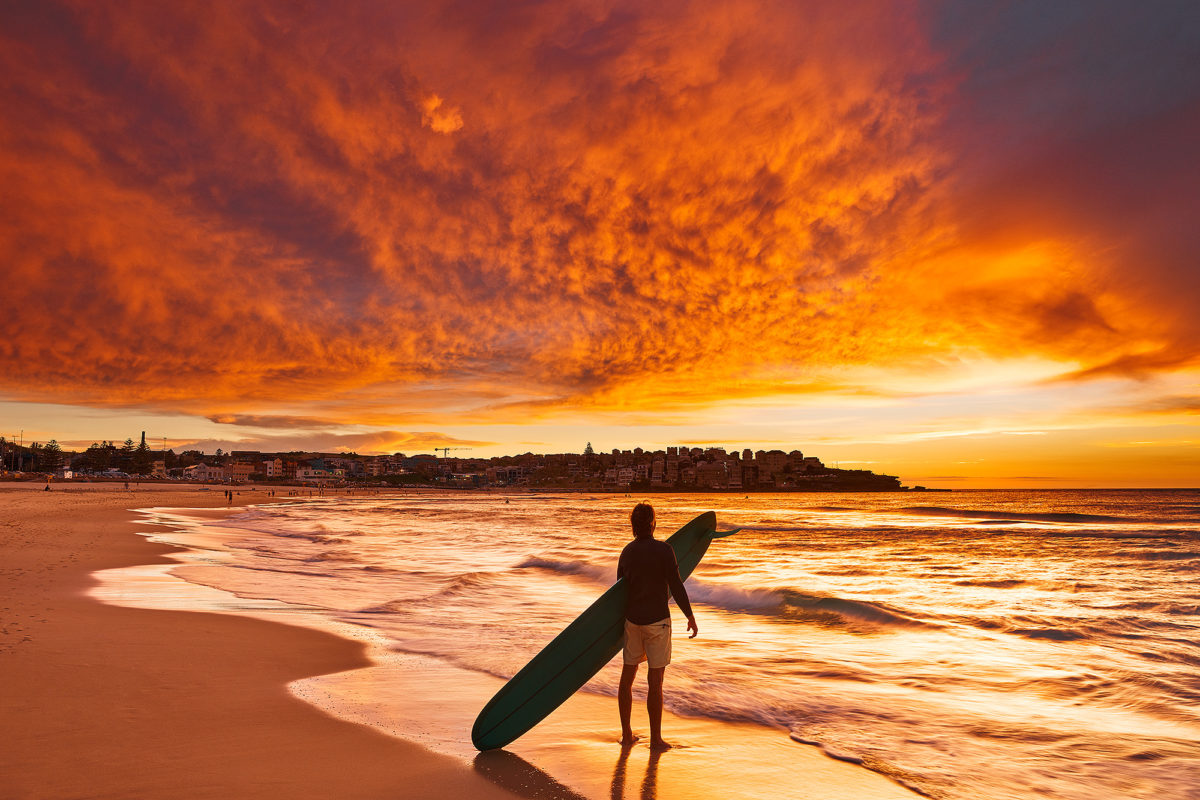 Chris always shows up at the right time. Bondi this morning was magnificent