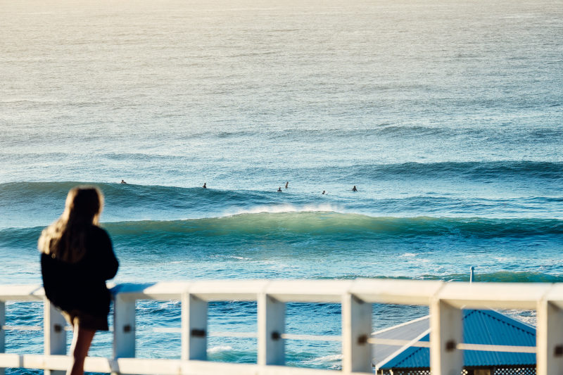 Bronte lines, 7:30am this morning