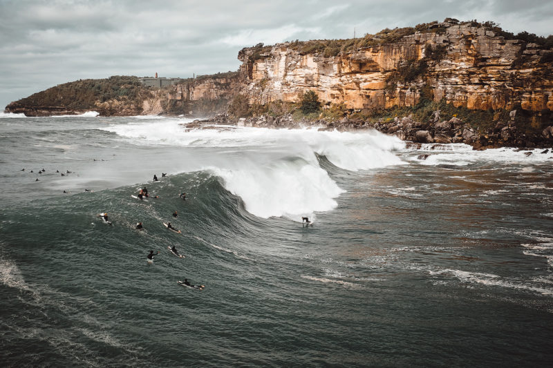 Sizeable chunks off Deadmans, Manly on Saturday